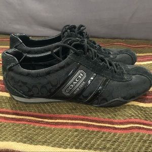 Coach Sneakers Size 6.5 Black Worn Once